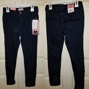 Girl's Dark Rinse Skinny Jeans